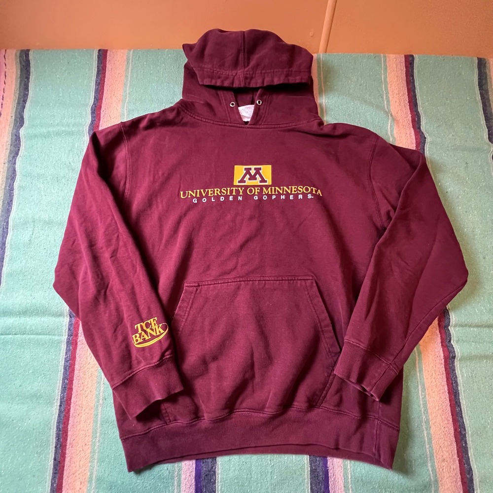 University of Minnesota Gophers Signature Concepts Hoodie Mens Medium Maroon